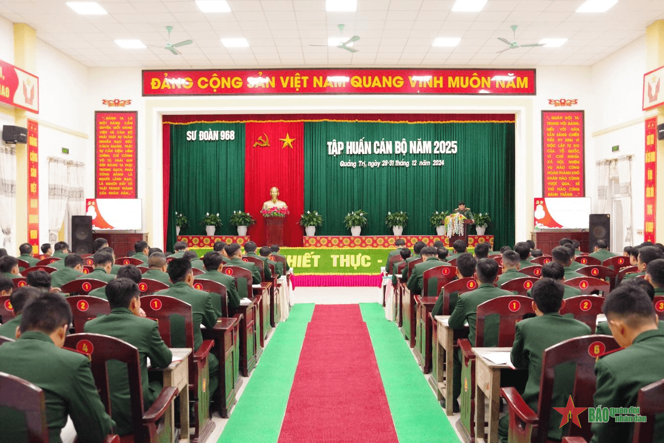 Sư đoàn 968 (Quân khu 4) khai mạc tập huấn cán bộ năm 2025