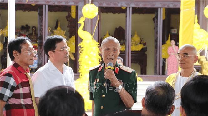 Tri ân Anh hùng liệt sĩ trong trận chiến pháo binh Vịnh Chèo