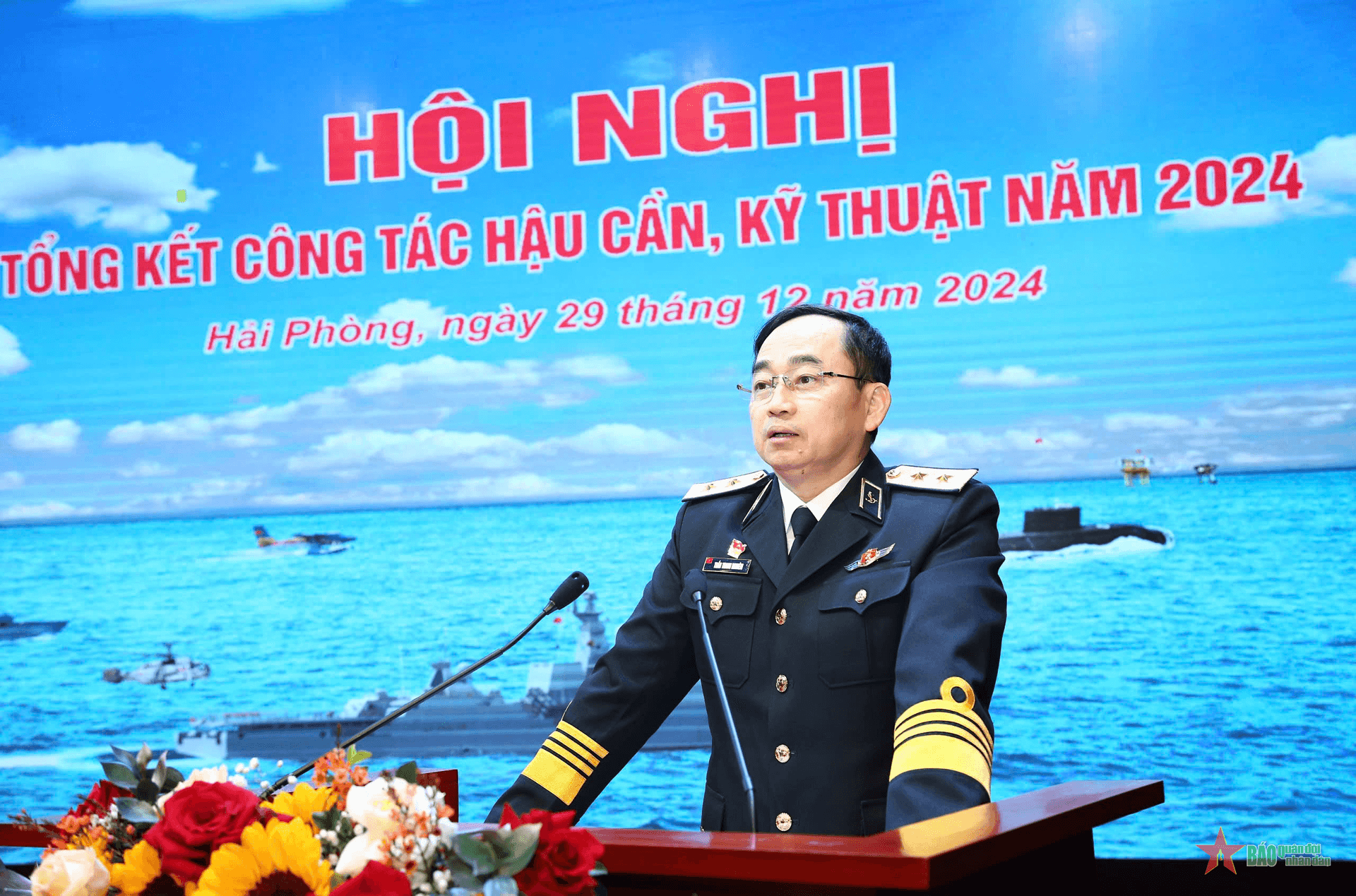 Ngành Hậu cần - Kỹ thuật Hải quân tổng kết nhiệm vụ năm 2024