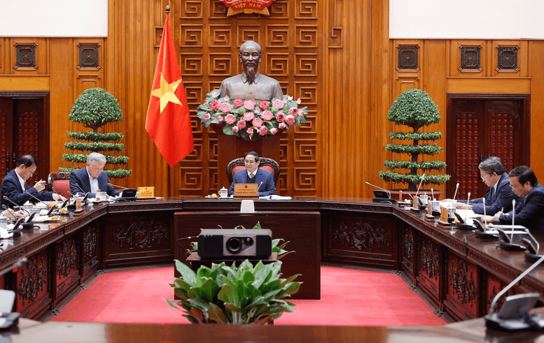 Thủ tướng Phạm Minh Chính chủ trì cuộc họp về sắp xếp tổ chức bộ máy của Bộ Quốc phòng, Bộ Công an