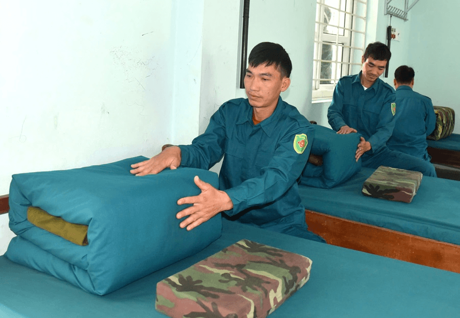 Dân quân thường trực xã Mường Chanh làm tốt nhiệm vụ