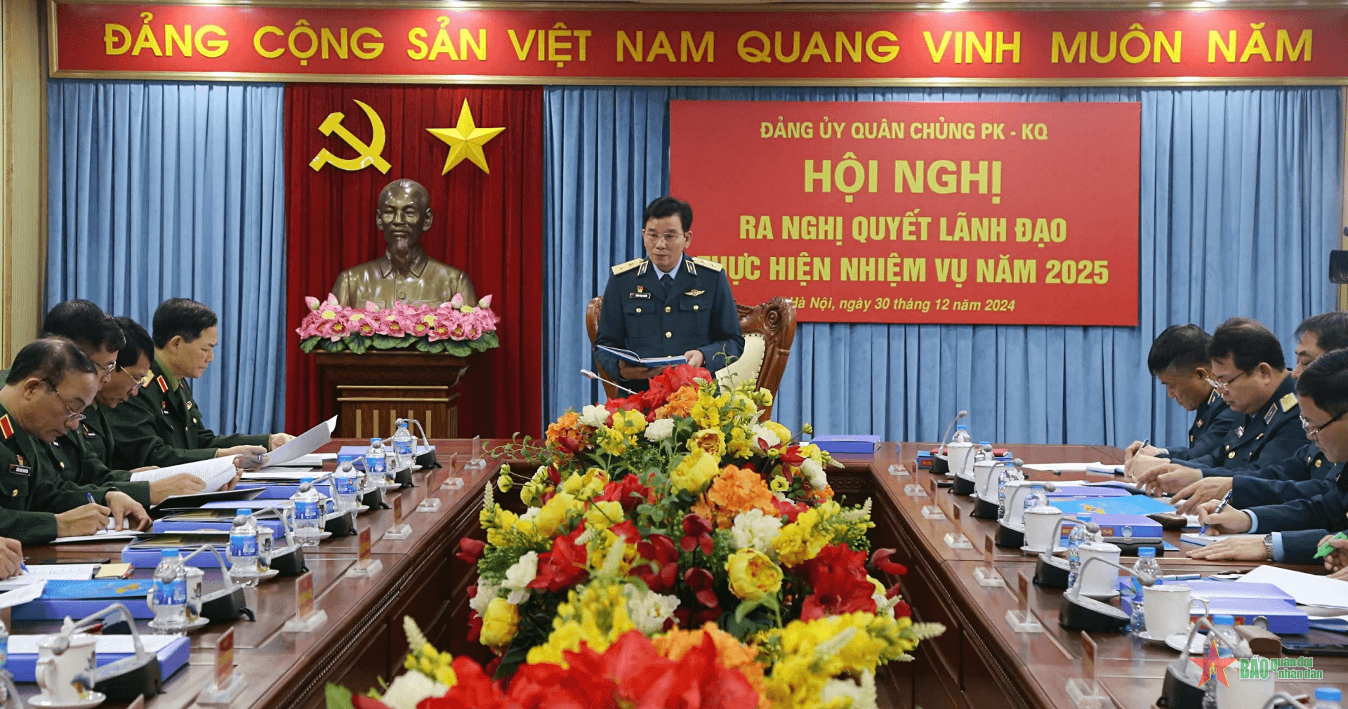 Đảng ủy Quân chủng Phòng không - Không quân ra Nghị quyết lãnh đạo thực hiện nhiệm vụ năm 2025