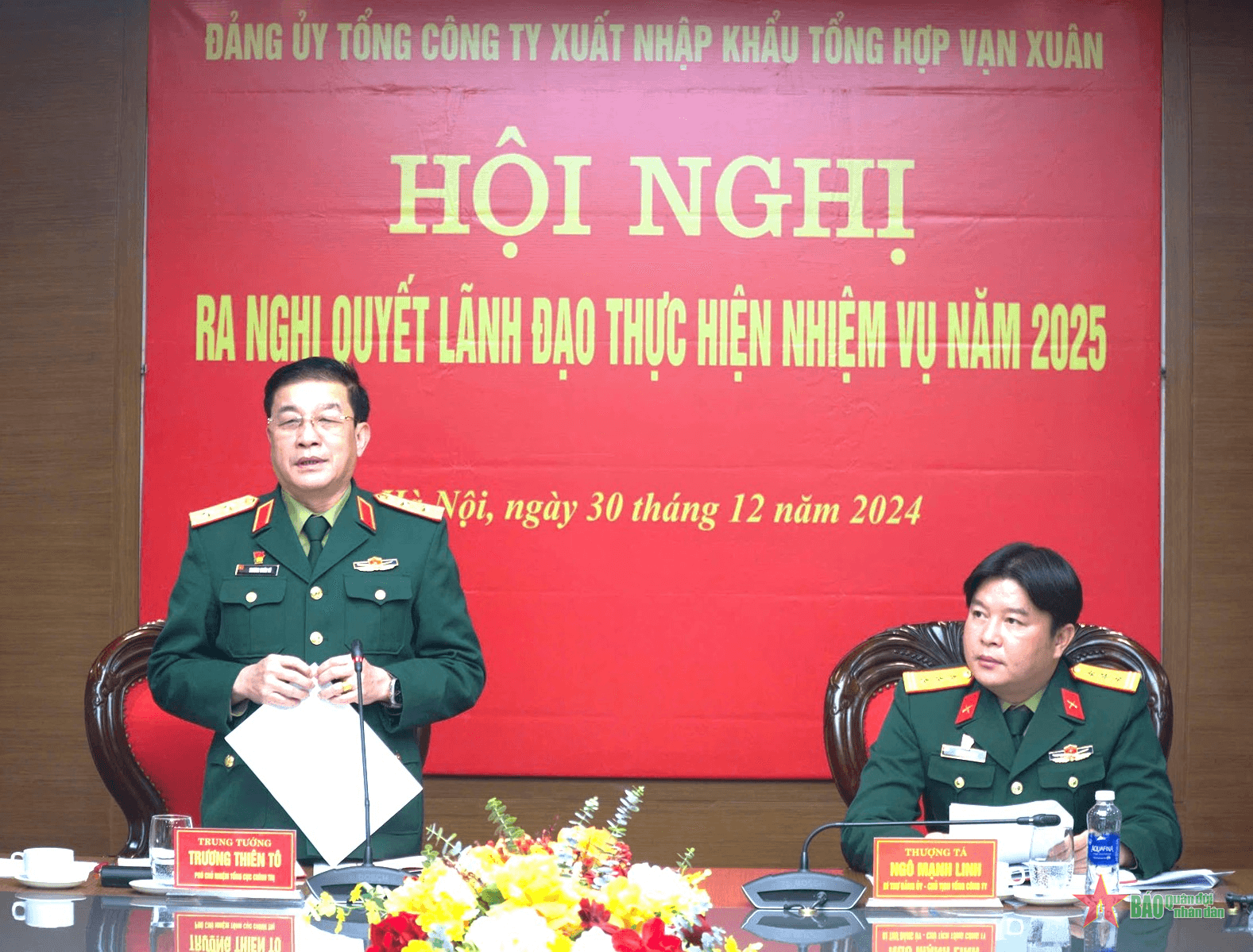 Đảng ủy Tổng công ty Xuất nhập khẩu tổng hợp Vạn Xuân ra Nghị quyết lãnh đạo thực hiện nhiệm vụ năm 2025