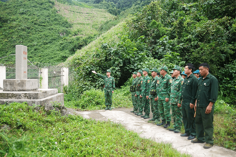 Đồn Biên phòng Sơn Vĩ (Hà Giang): Nhiều hoạt động ý nghĩa đầu năm mới