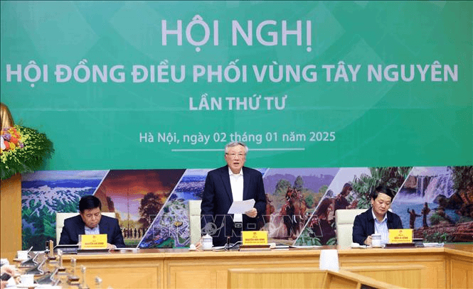 Phó thủ tướng Thường trực Nguyễn Hòa Bình chủ trì Hội nghị Hội đồng điều phối vùng Tây Nguyên lần thứ tư