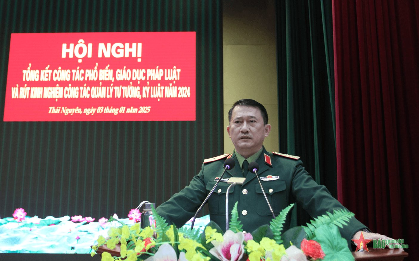 Quân khu 1: ​Rút kinh nghiệm công tác quản lý tư tưởng, kỷ luật năm 2024