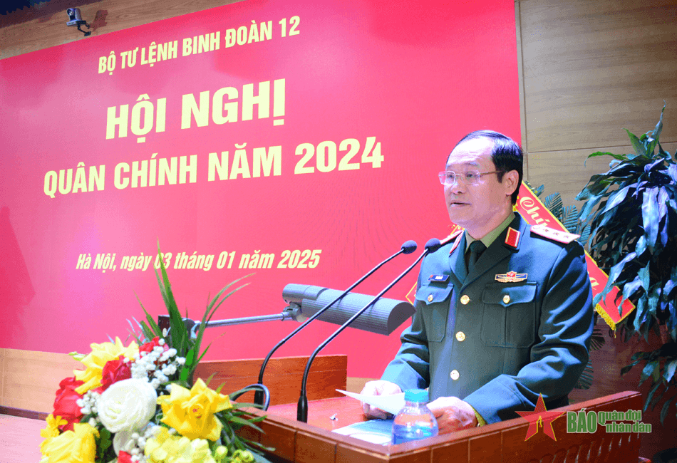 Thượng tướng Vũ Hải Sản dự Hội nghị Quân chính Binh đoàn 12
