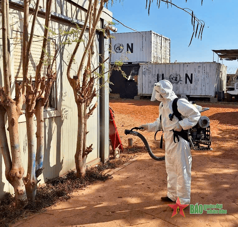 Bệnh viện dã chiến cấp 2 số 6 ngăn chặn dịch tả lây lan tại Nam Sudan
