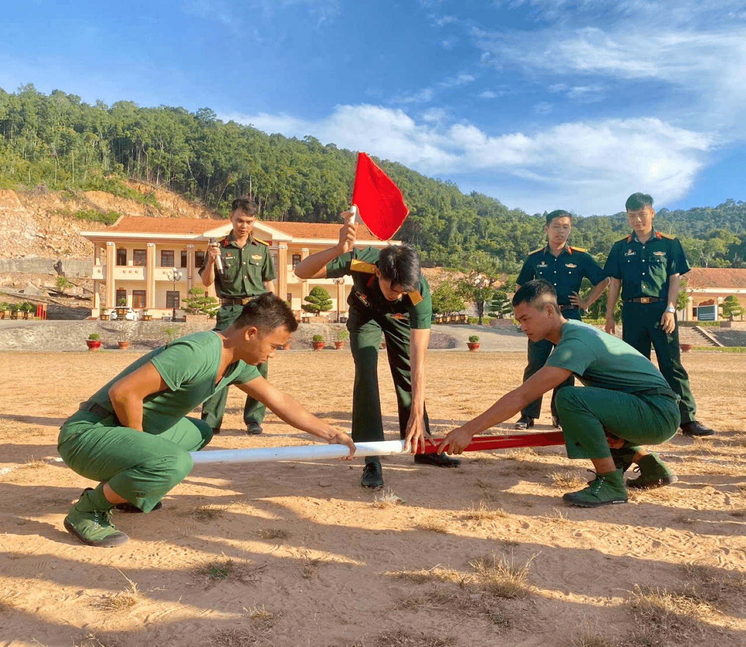 Ngày nghỉ của bộ đội Quân khu 9