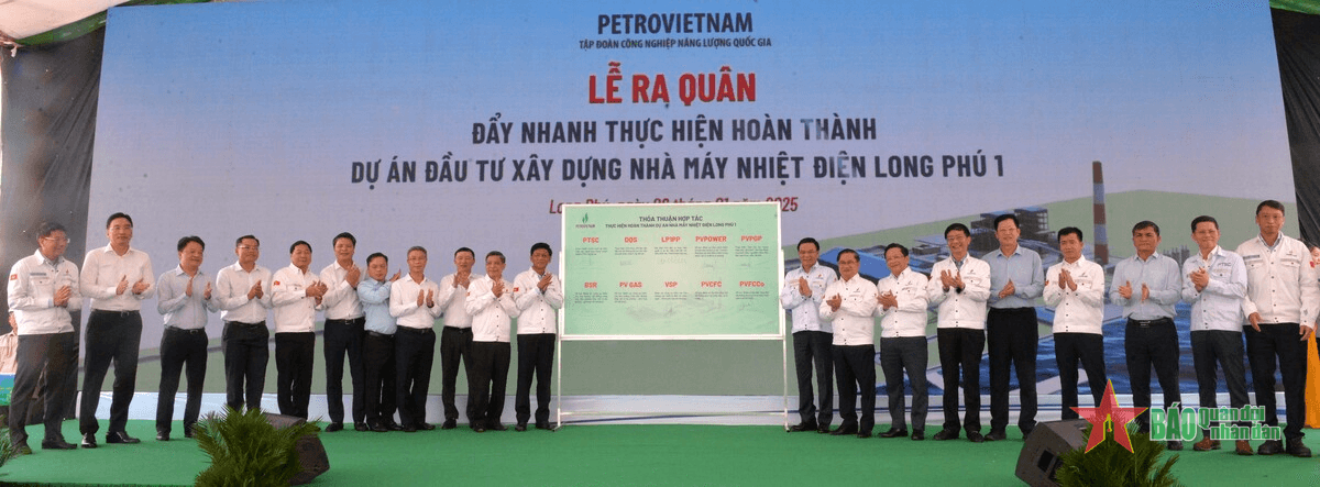 Petrovietnam ra quân đẩy nhanh hoàn thành Dự án NMNĐ Long Phú 1