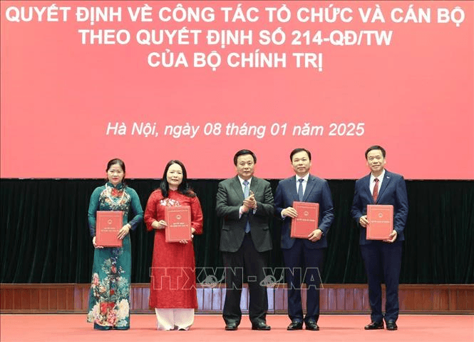 Học viện Chính trị quốc gia Hồ Chí Minh công bố các quyết định tổ chức cán bộ