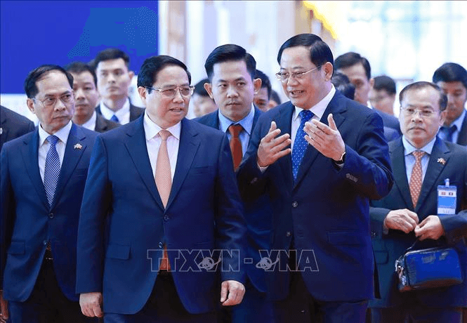 Thủ tướng Phạm Minh Chính và Thủ tướng Lào đồng chủ trì Kỳ họp lần 47 Ủy ban liên Chính phủ Việt Nam - Lào