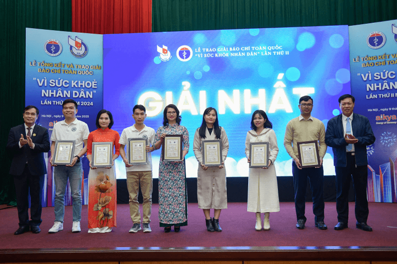 59 tác phẩm báo chí xuất sắc đoạt giải Báo chí toàn quốc "Vì sức khỏe nhân dân" lần thứ II
