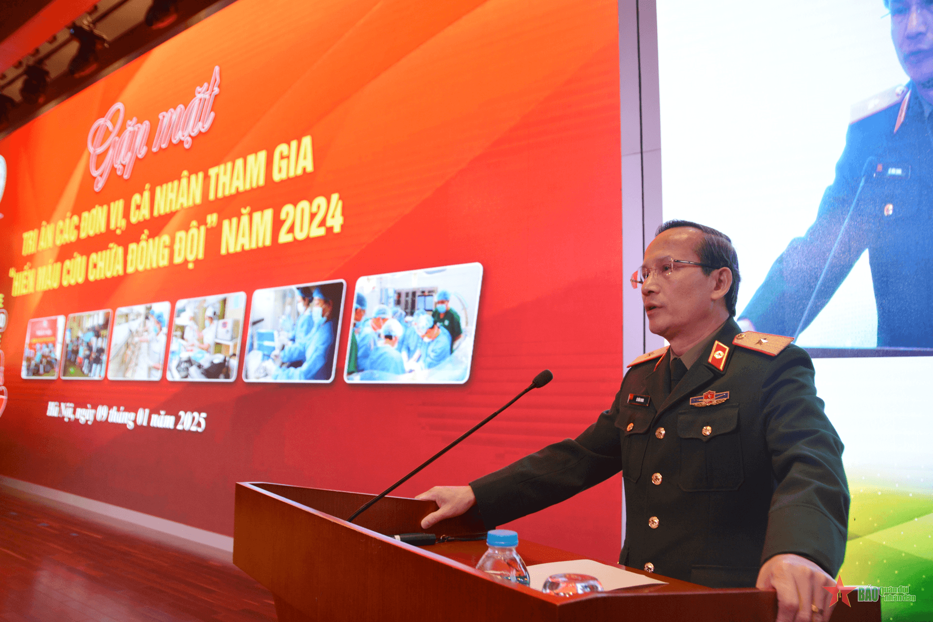 Bệnh viện Trung ương Quân đội 108 tri ân các đơn vị, cá nhân tham gia hiến máu
