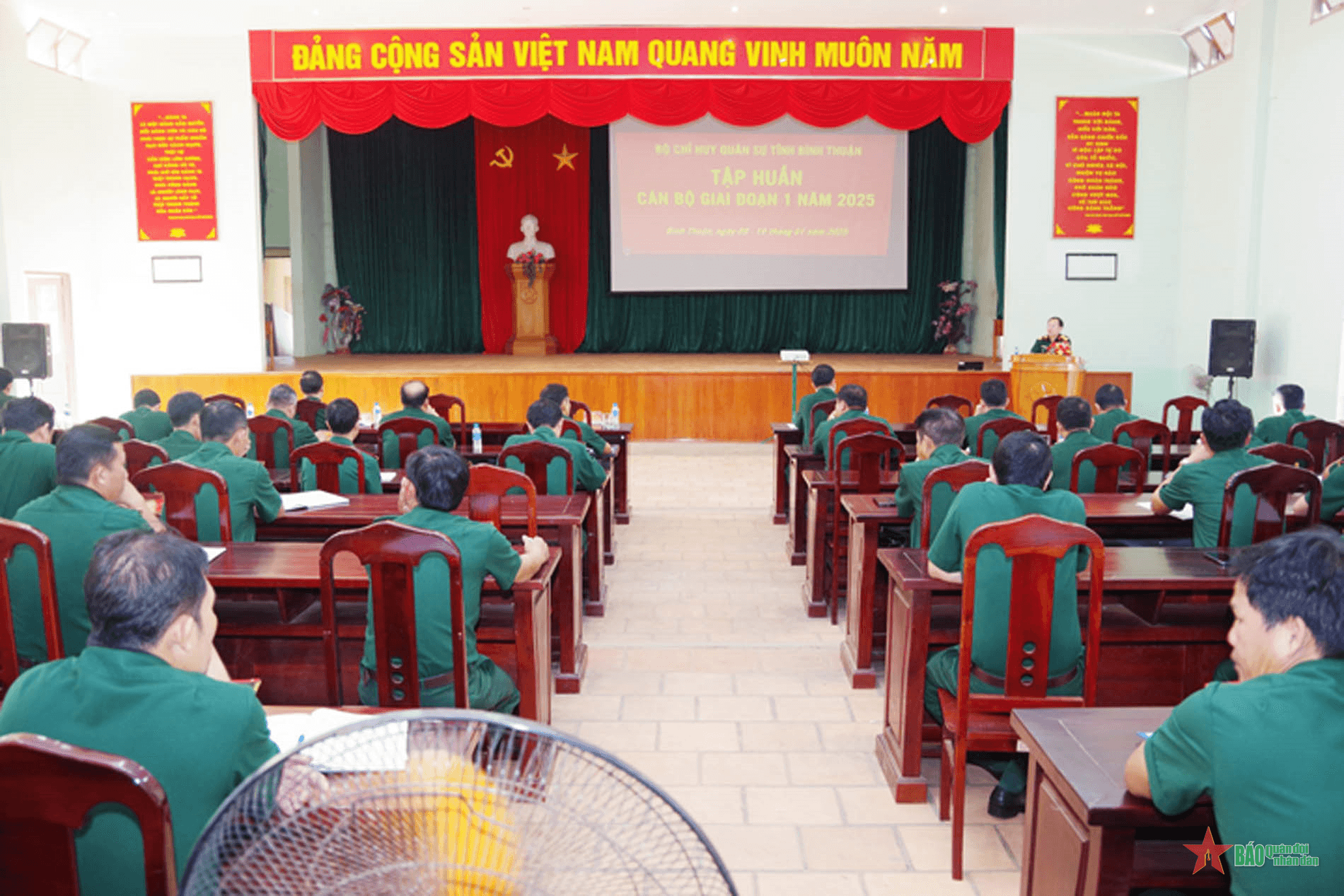 Bộ CHQS tỉnh Bình Thuận tập huấn cán bộ đợt 1 năm 2025