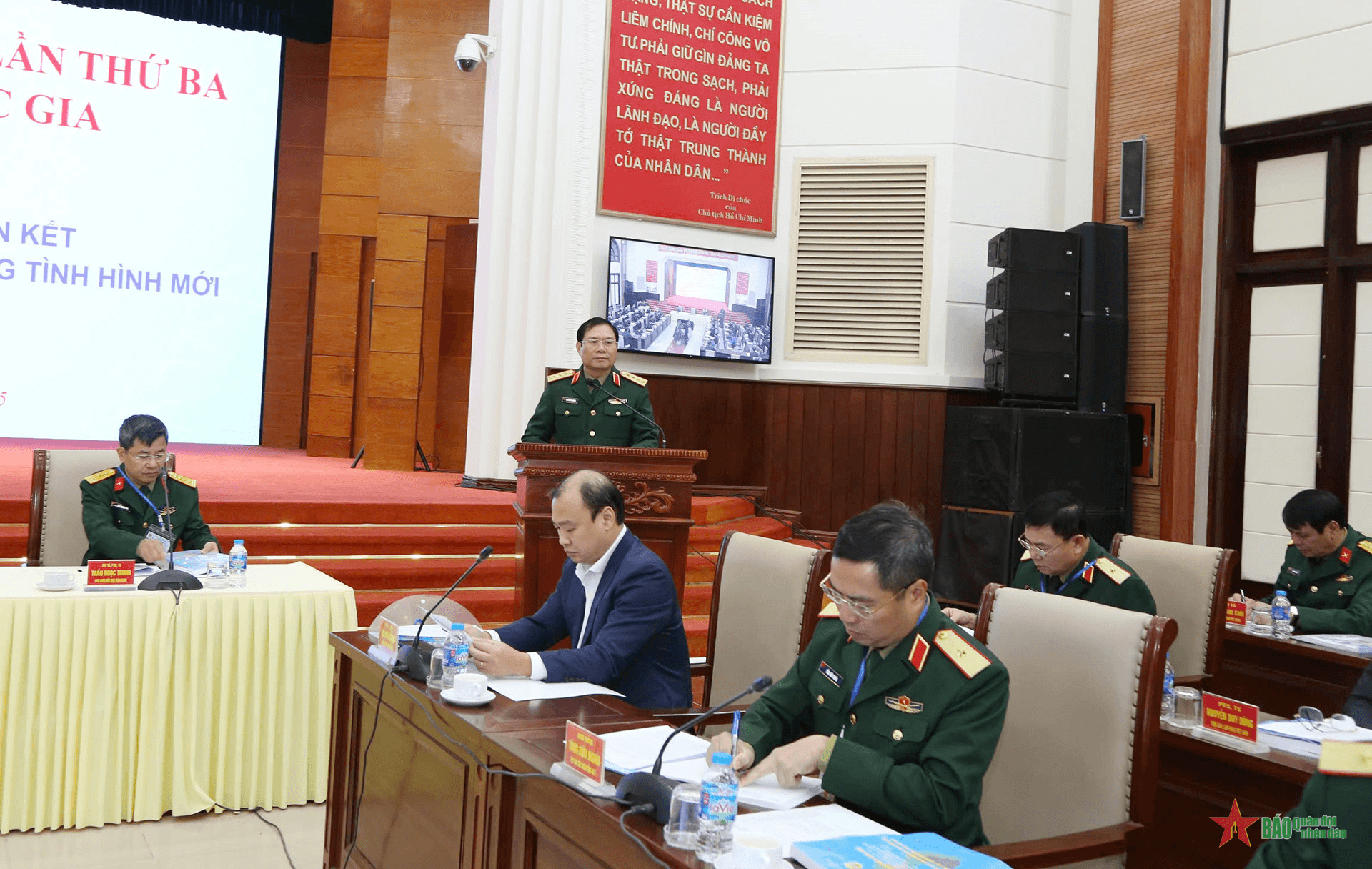 Đại tướng Nguyễn Tân Cương chủ trì Hội thảo khoa học “Tăng cường tình đoàn kết ba nước Việt Nam - Lào - Campuchia trong tình hình mới”