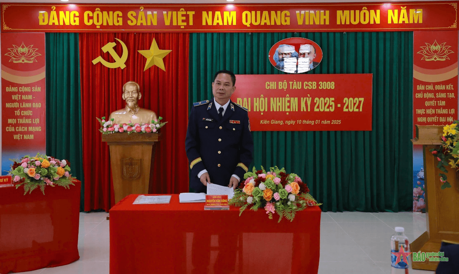 Đảng bộ Vùng Cảnh sát biển 4 tổ chức thành công đại hội làm trước