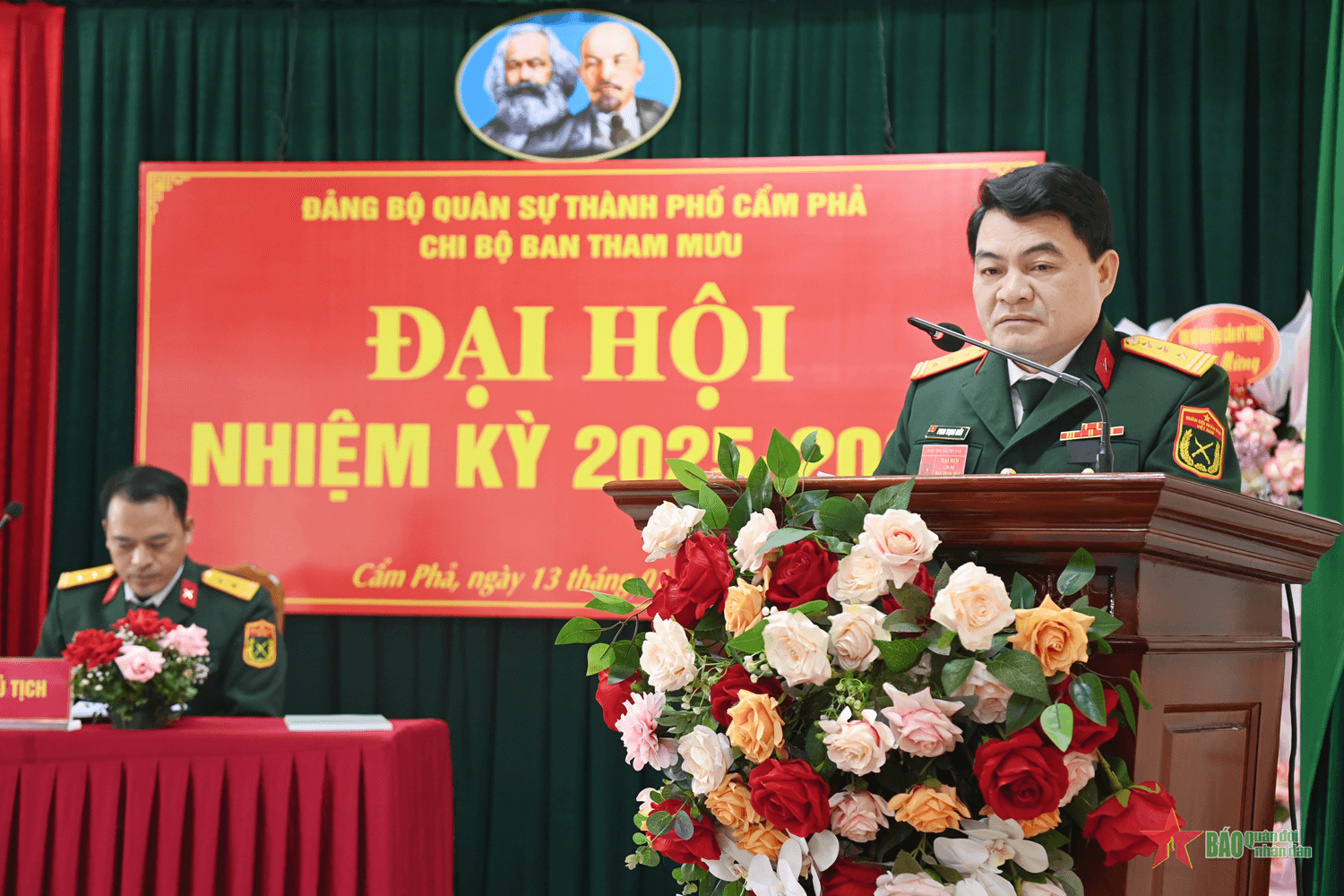 Quảng Ninh: Chi bộ Ban Tham mưu (Đảng bộ Quân sự TP Cẩm Phả) đại hội nhiệm kỳ 2025-2027