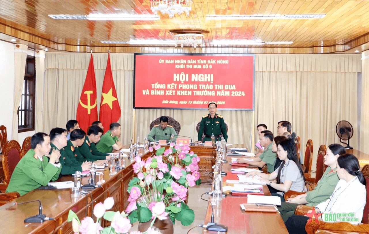 Đắk Nông tổng kết phong trào khối thi đua các đơn vị quốc phòng - an ninh và nội chính