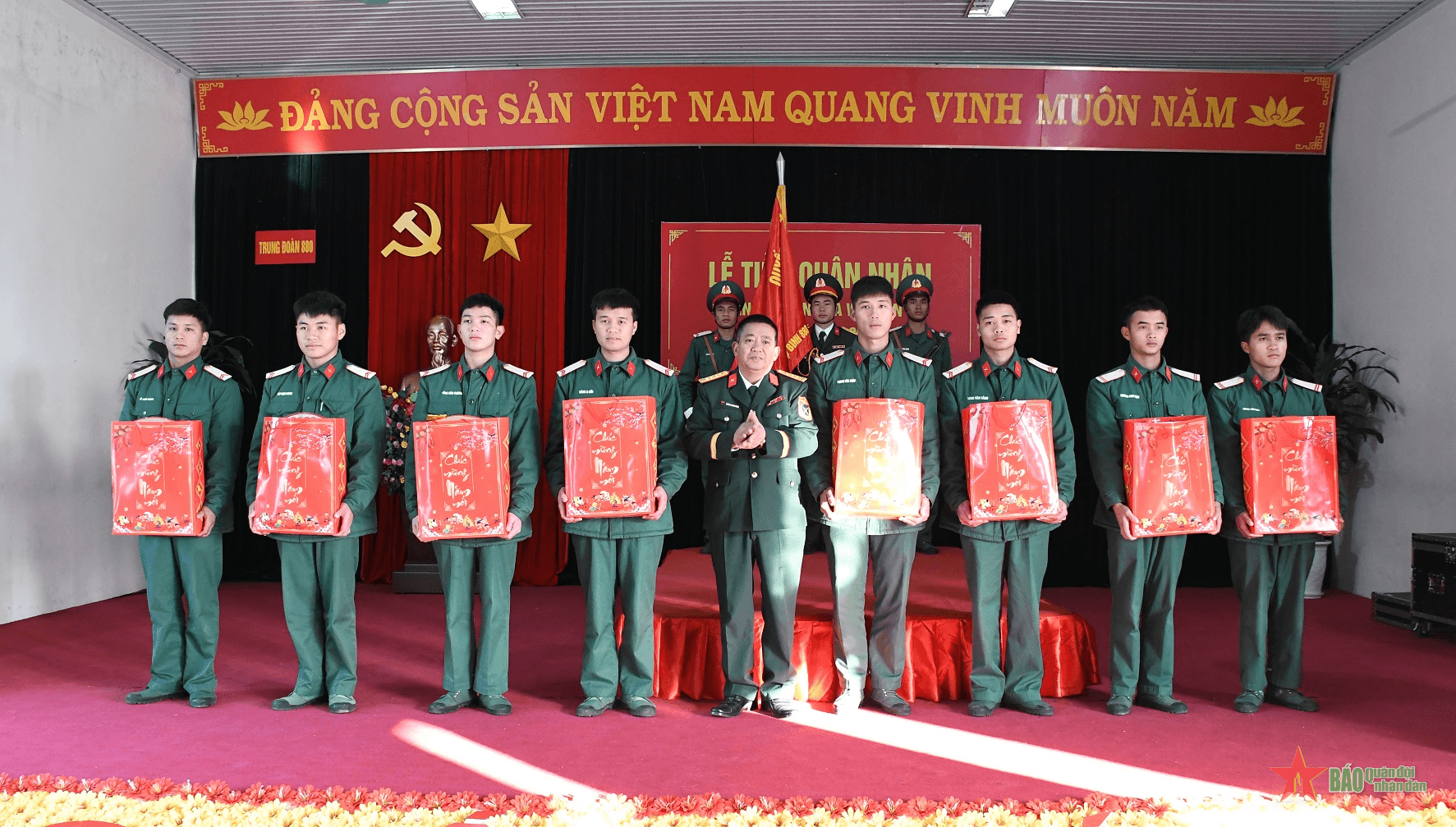 Lai Châu tiễn quân nhân hoàn thành nghĩa vụ quân sự năm 2025