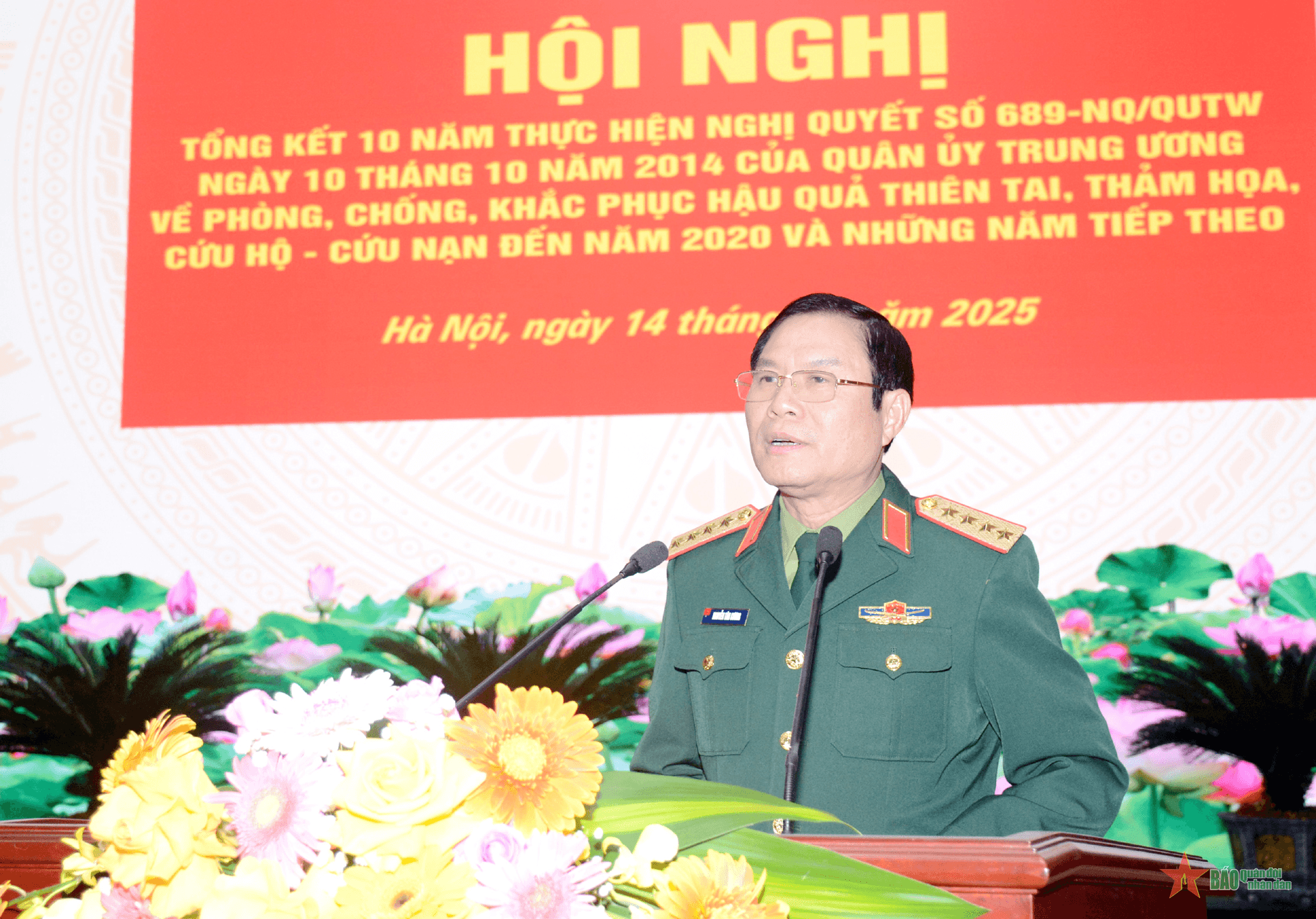 Tổng kết 10 năm thực hiện Nghị quyết của Quân ủy Trung ương về phòng, chống lụt bão, cứu hộ - cứu nạn