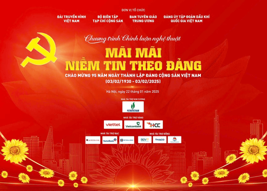 “Mãi mãi niềm tin theo Đảng” năm 2025: Mừng Xuân, mừng Đảng, mừng đất nước đổi mới
