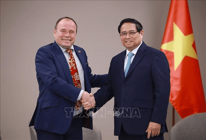 Thủ tướng Chính phủ Phạm Minh Chính tiếp Chủ tịch Hội Hữu nghị Séc - Việt Nam