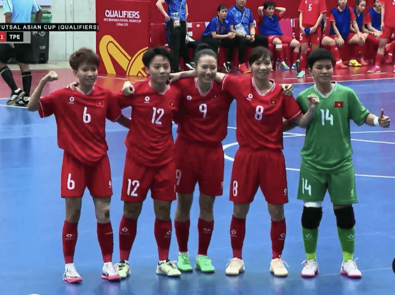 Tuyển futsal nữ Việt Nam giành vé dự vòng chung kết châu Á với ngôi nhất bảng