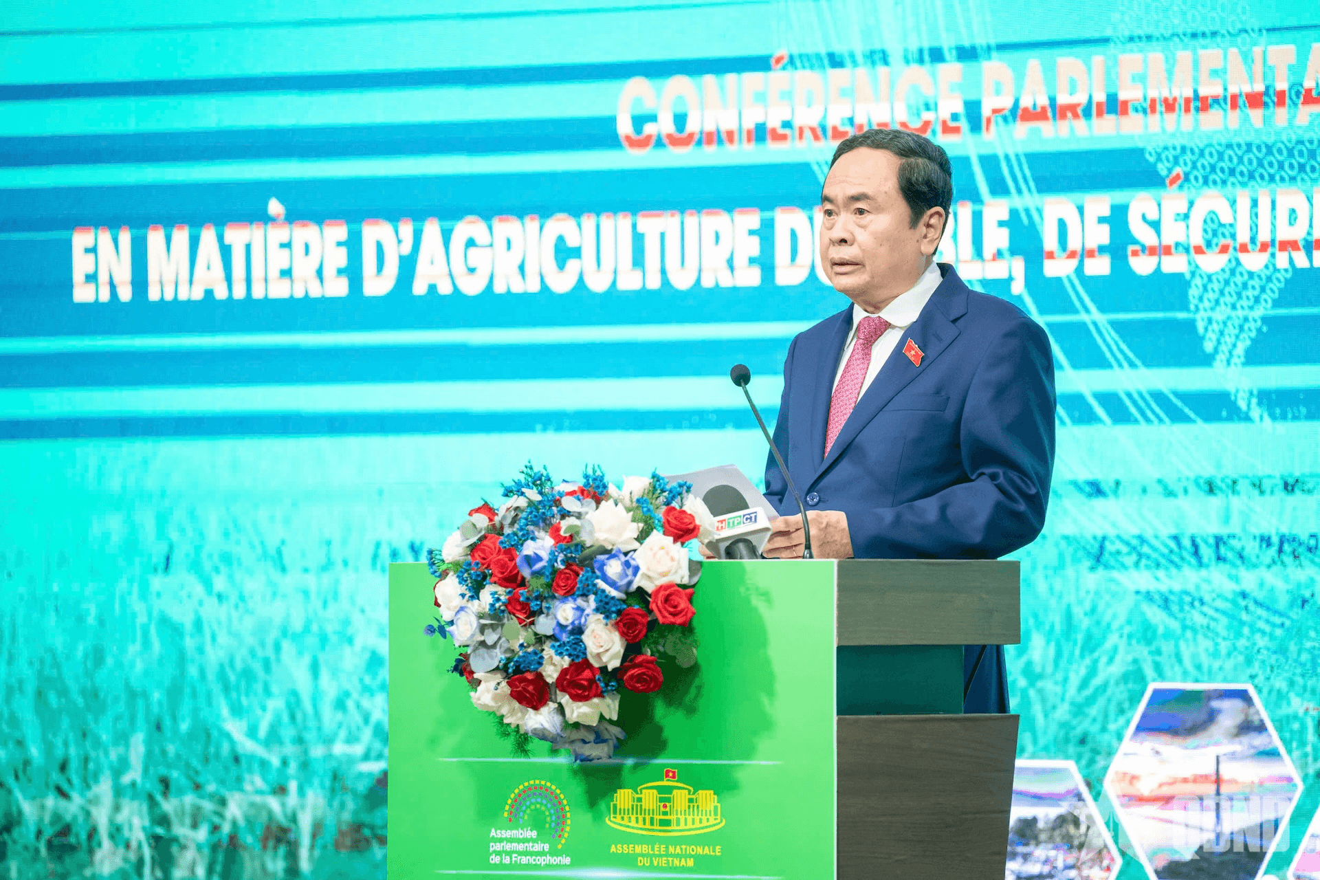 Chủ tịch Quốc hội Trần Thanh Mẫn: Đẩy mạnh hợp tác trong cộng đồng Pháp ngữ để xây dựng nền nông nghiệp bền vững