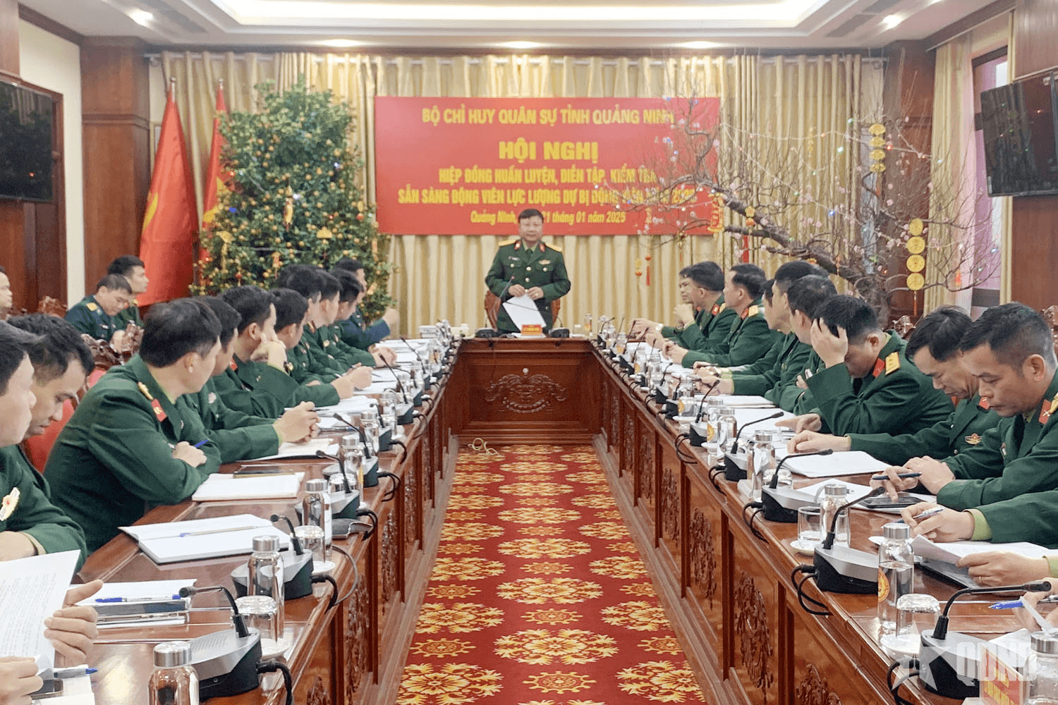 Bộ CHQS tỉnh Quảng Ninh hiệp đồng huấn luyện, diễn tập, kiểm tra sẵn sàng động viên lực lượng dự bị động viên năm 2025