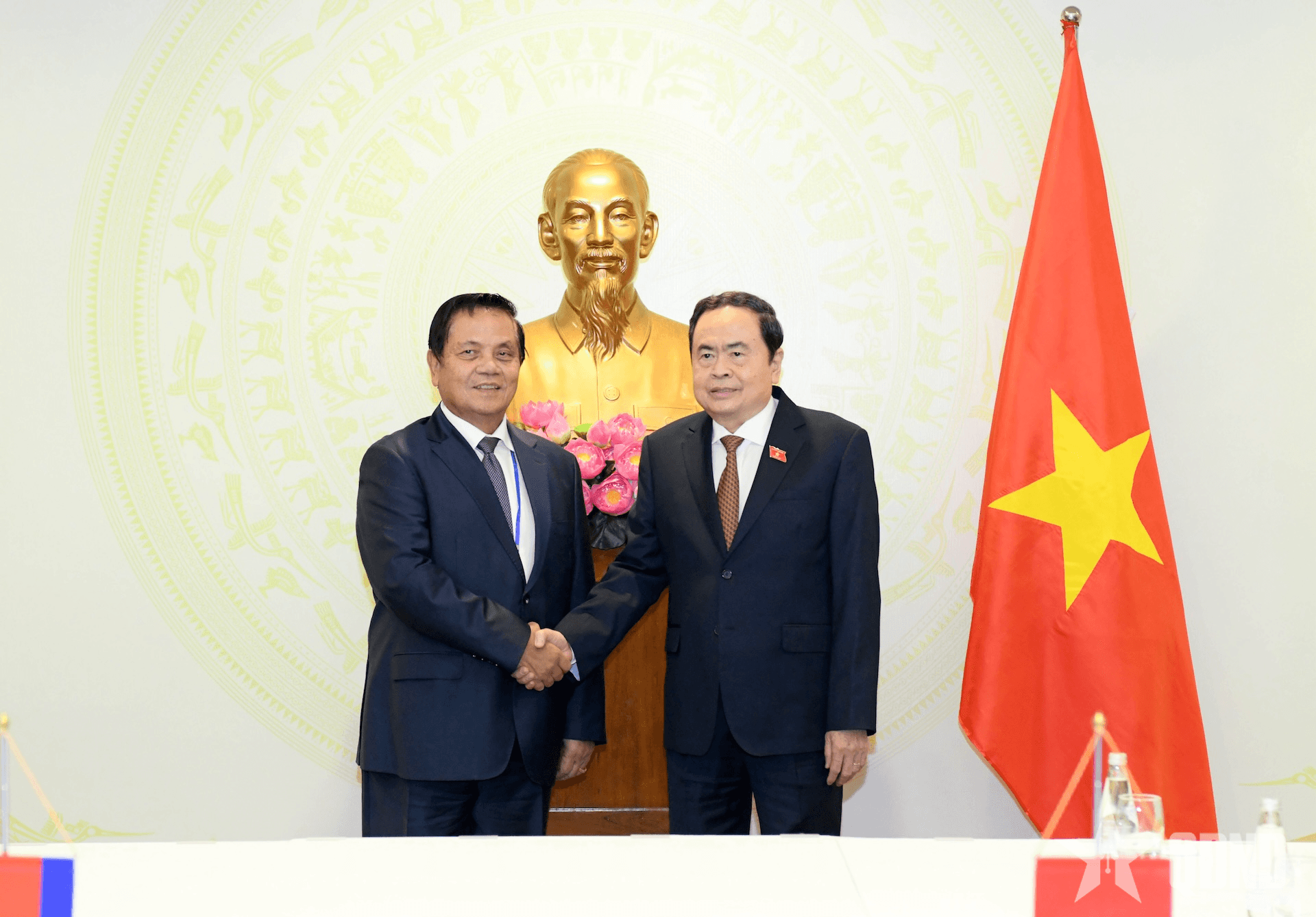 Chủ tịch Quốc hội Trần Thanh Mẫn tiếp Phó chủ tịch thứ nhất Thượng viện Campuchia