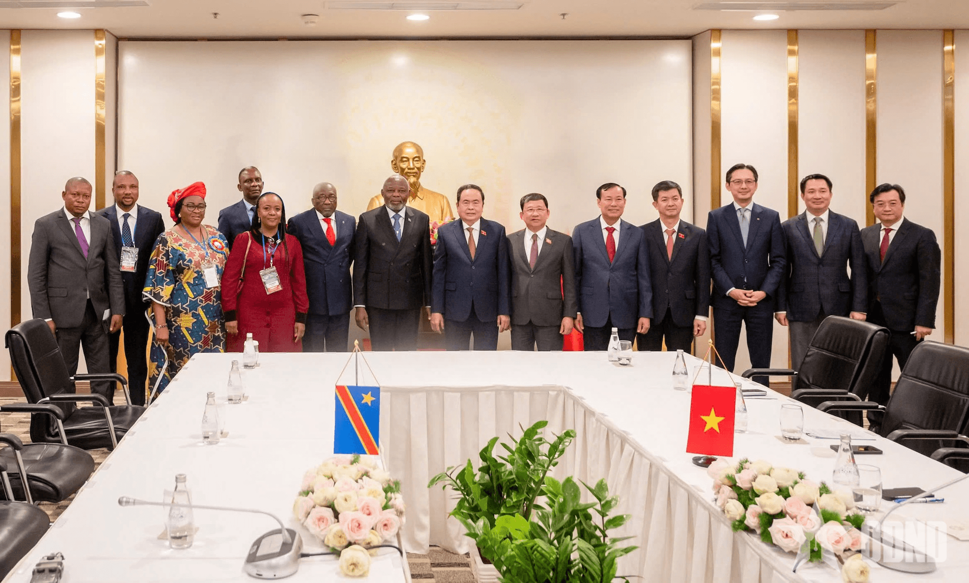 Chủ tịch Quốc hội Trần Thanh Mẫn tiếp Chủ tịch Quốc hội Congo