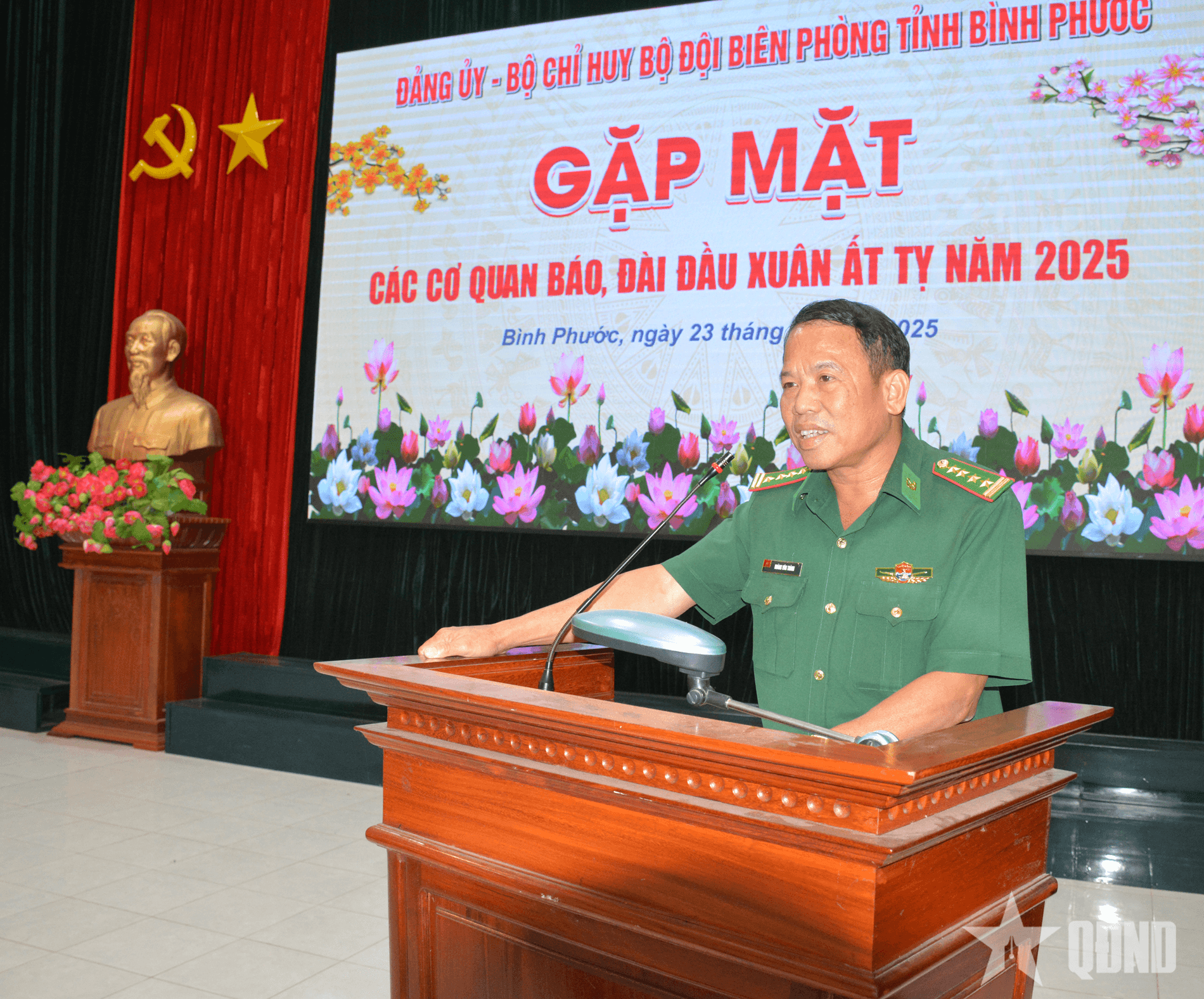 Bộ đội Biên phòng Bình Phước gặp mặt báo chí đầu Xuân Ất Tỵ 2025