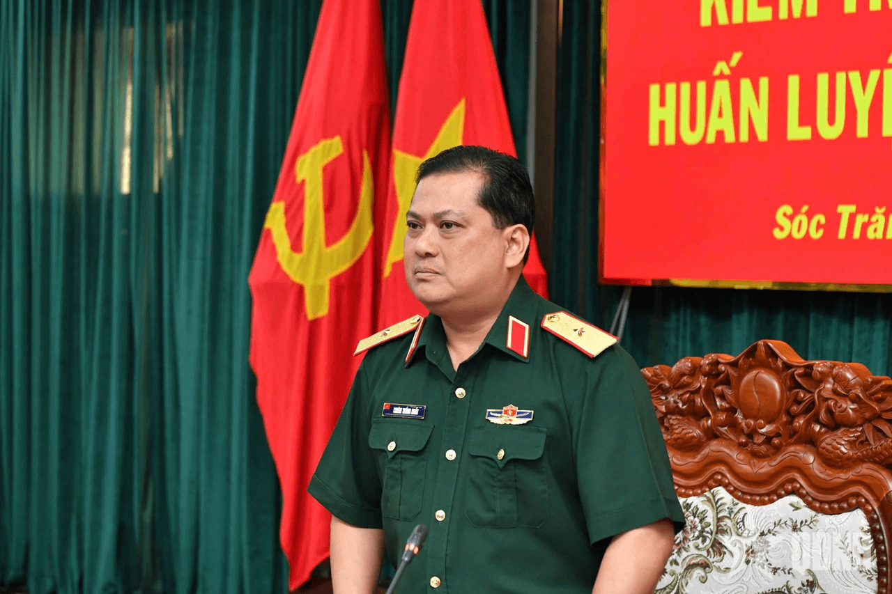 Quân khu 9: Kiểm tra công tác chuẩn bị huấn luyện năm 2025 tại tỉnh Sóc Trăng