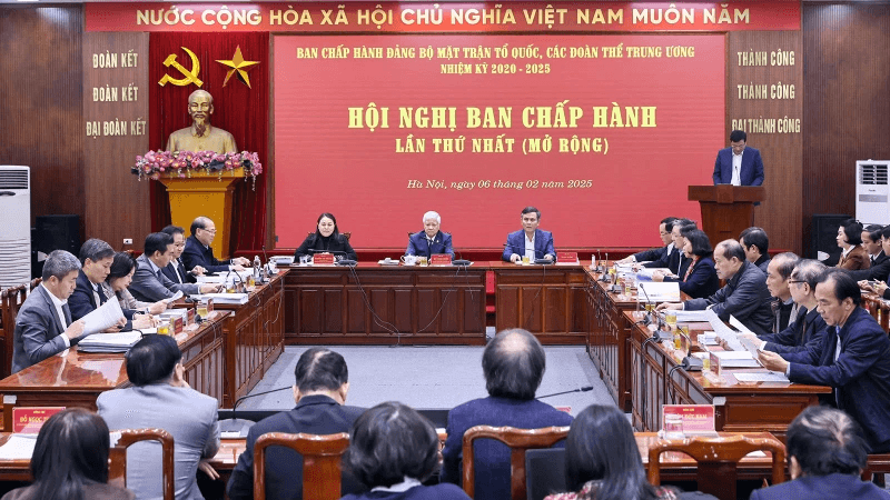 Hội nghị lần thứ nhất Ban Chấp hành Đảng bộ Mặt trận Tổ quốc, các đoàn thể Trung ương