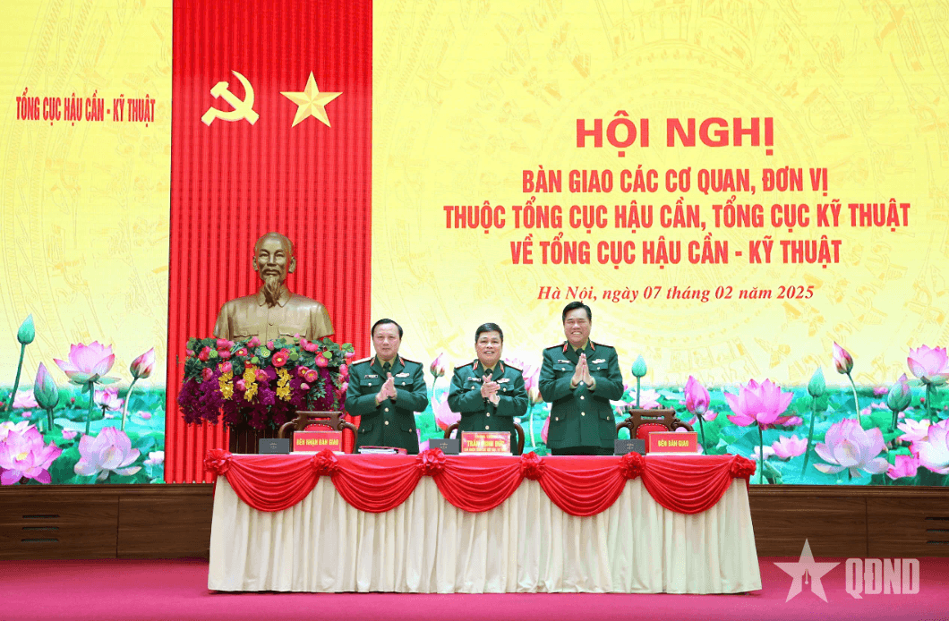 Bàn giao các cơ quan, đơn vị về Tổng cục Hậu cần - Kỹ thuật