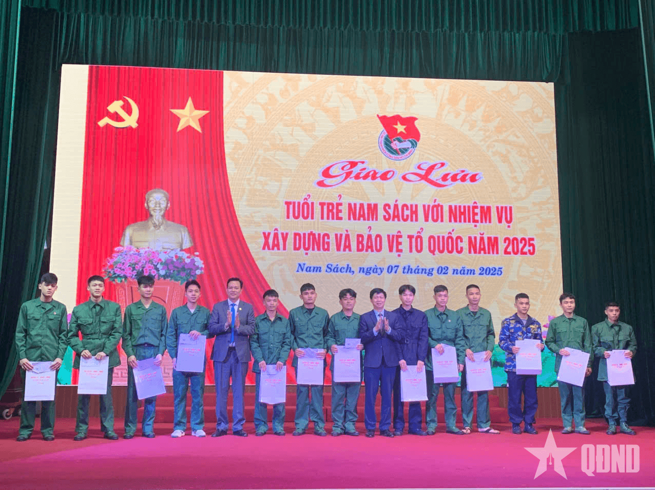 Tuổi trẻ huyện Nam Sách (Hải Dương): Sẵn sàng lên đường nhập ngũ, bảo vệ Tổ quốc