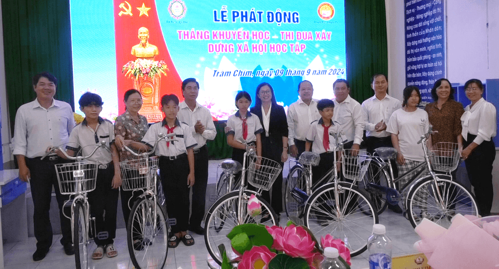 Khuyến học, khuyến tài ở thị trấn Tràm Chim