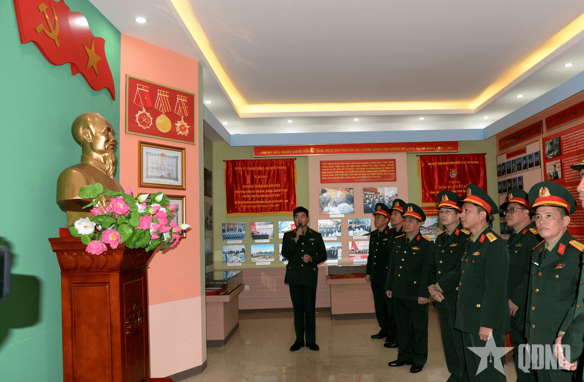 Hành quân về nguồn kỷ niệm 73 năm Ngày truyền thống Thanh niên Quân đội
