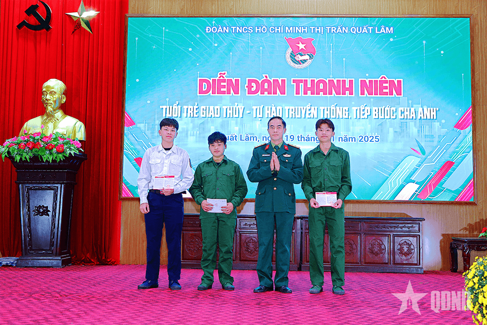 Huyện Giao Thủy (Nam Định): Tạo động lực để thanh niên yên tâm lên đường nhập ngũ