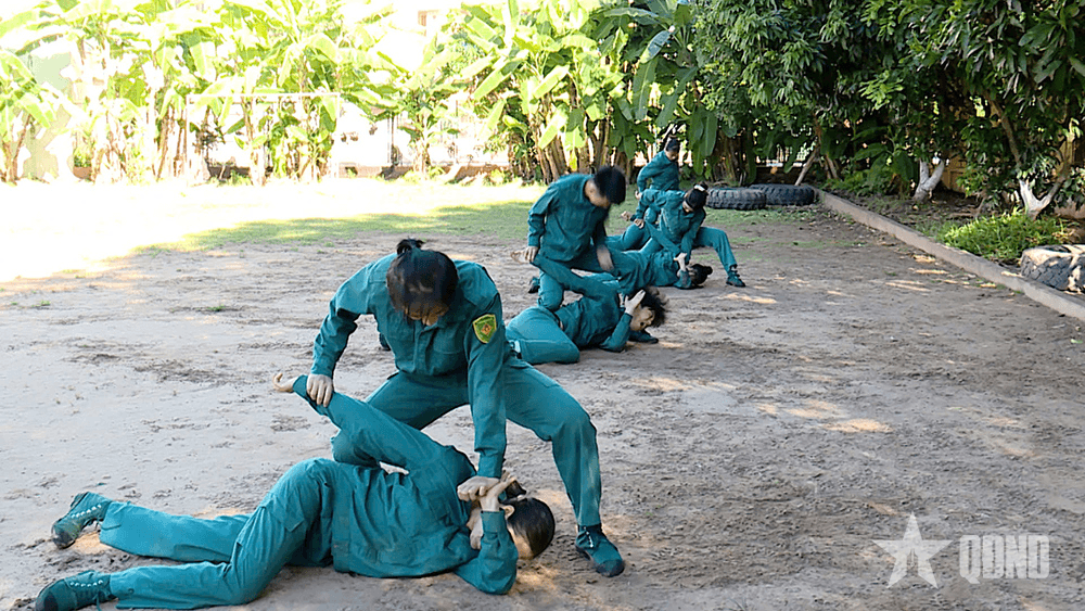 Nữ chiến sĩ “sao vuông” Hải Phòng quyết tâm giành thành tích cao trong hội thao