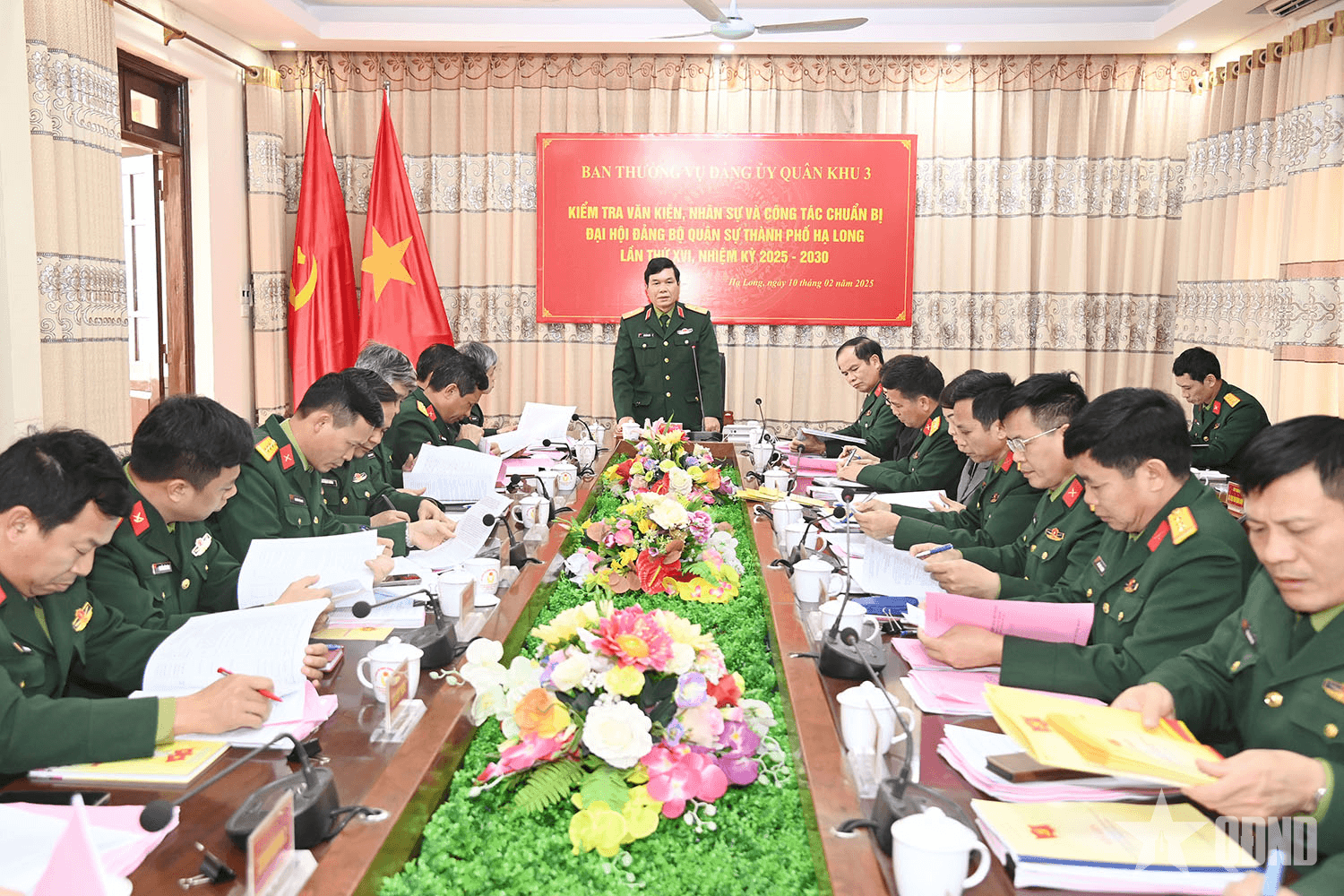 Kiểm tra công tác chuẩn bị Đại hội Đảng bộ Quân sự TP Hạ Long lần thứ XVI, nhiệm kỳ 2025-2030