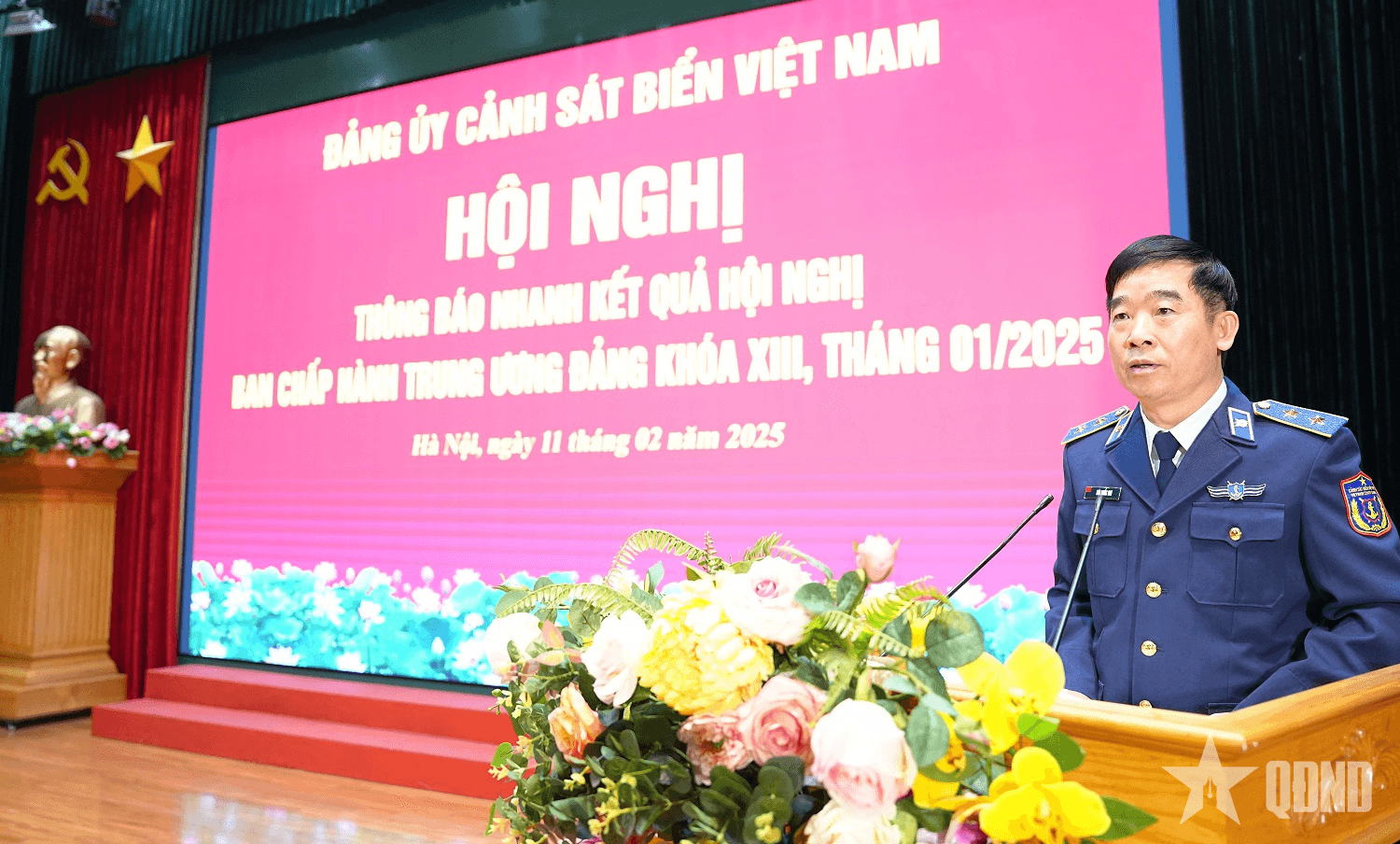 Cảnh sát biển Việt Nam thông báo nhanh kết quả Hội nghị Ban Chấp hành Trung ương Đảng khóa XIII