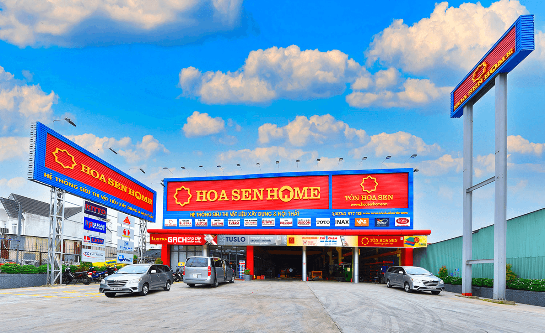 Hợp tác phát triển hệ thống siêu thị Hoa Sen Home