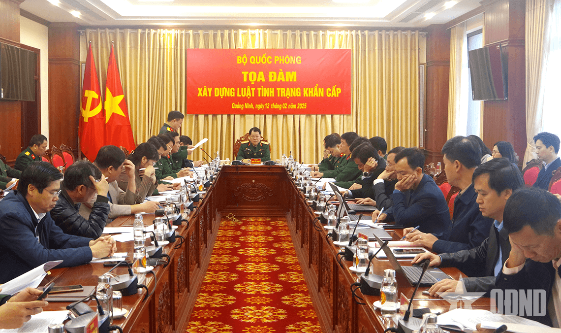 Bộ Quốc phòng: Tọa đàm xây dựng Luật Tình trạng khẩn cấp