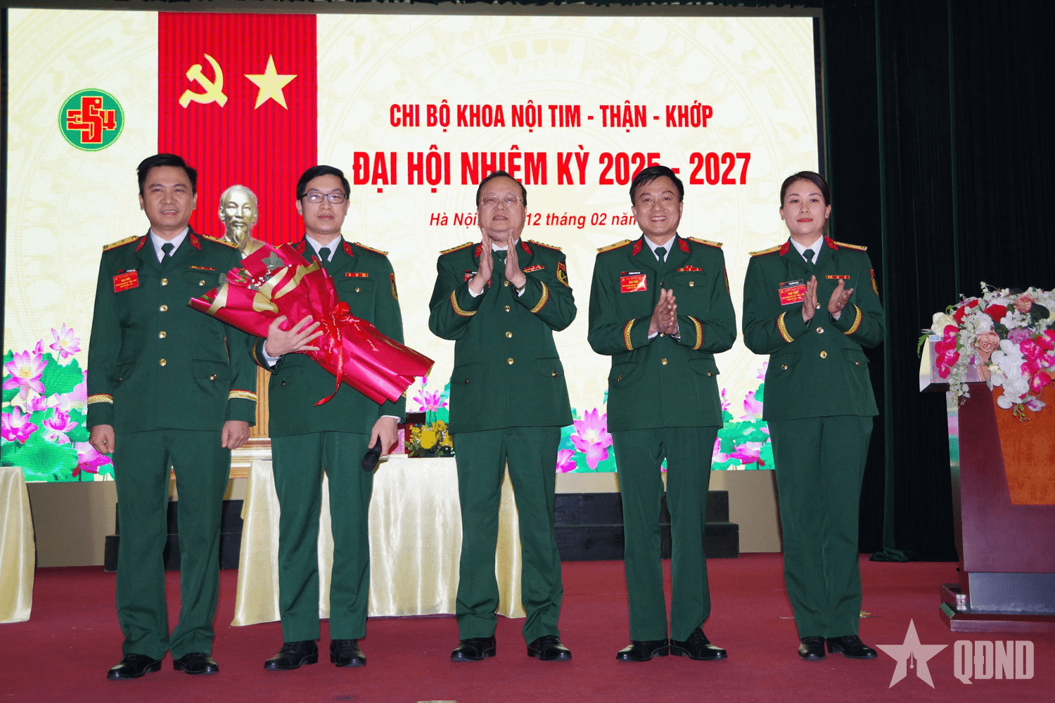 Bệnh viện Quân y 354: Chi bộ Khoa Nội Tim, Thận, Khớp tiến hành Đại hội làm trước