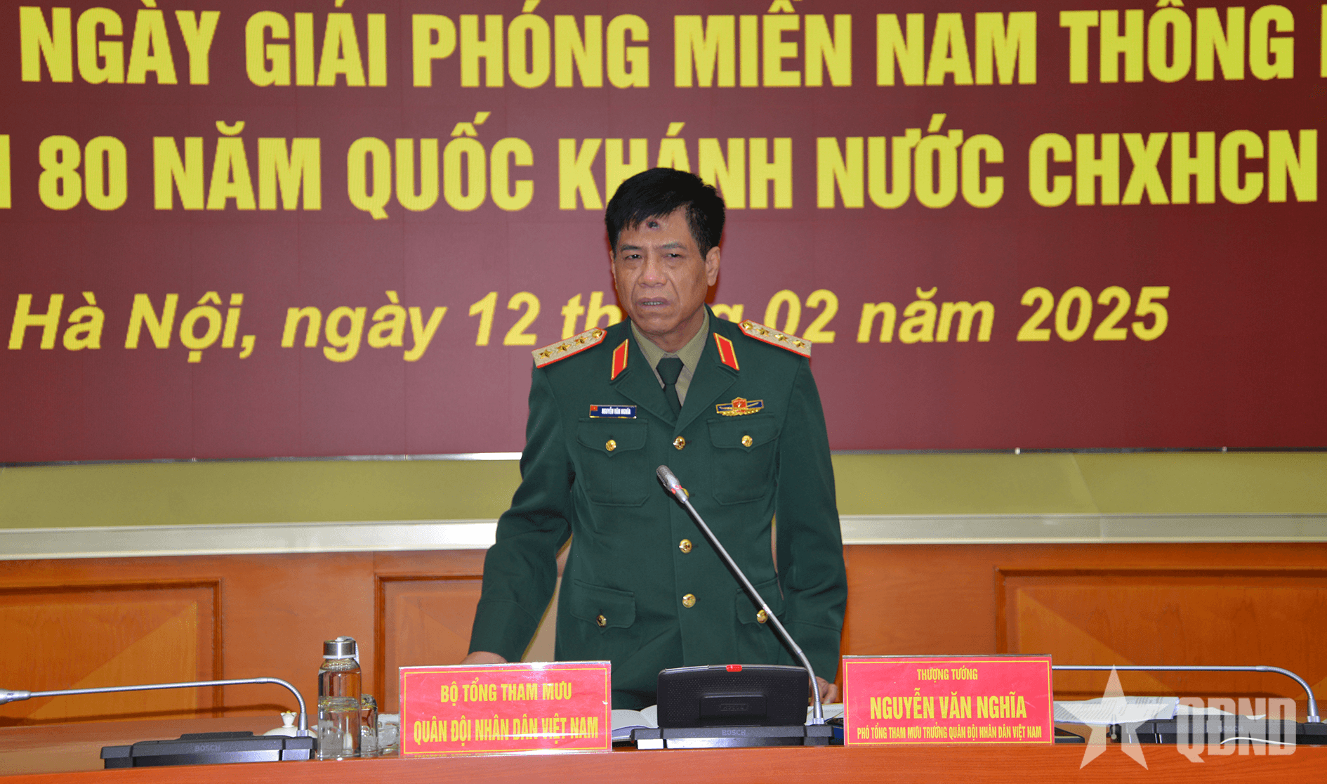 Thượng tướng Nguyễn Văn Nghĩa làm việc với các cơ quan, đơn vị về đề án diễu binh, diễu hành