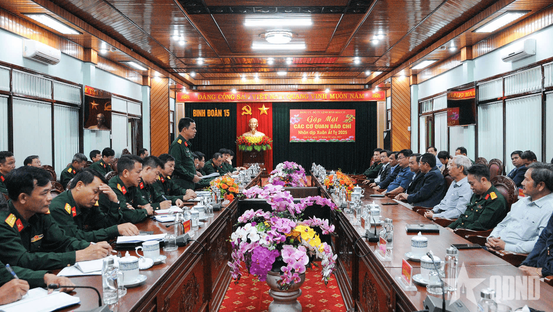 Binh đoàn 15 gặp mặt các cơ quan báo chí đầu Xuân Ất Tỵ 2025