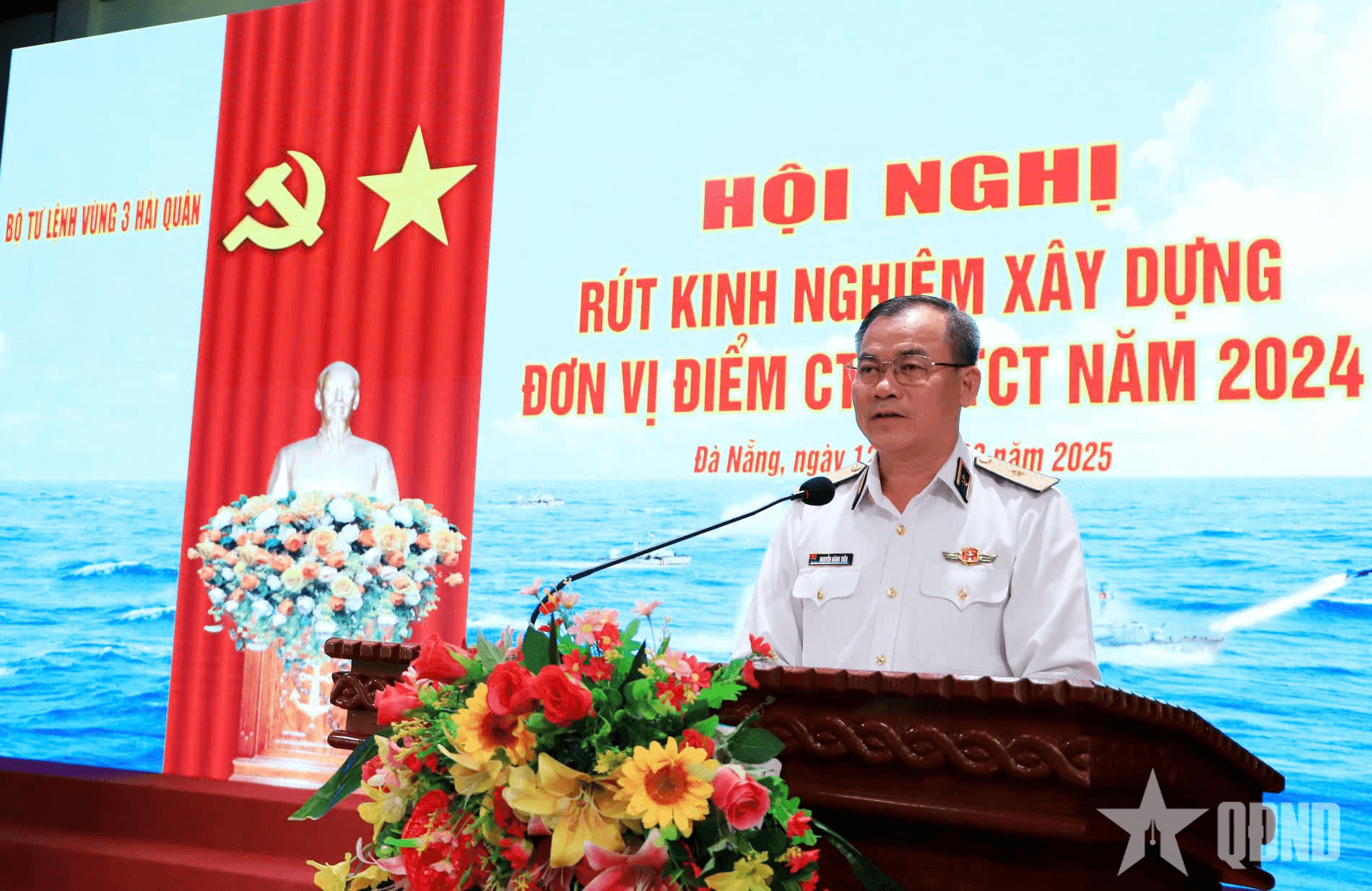 Vùng 3 Hải quân: Rút kinh nghiệm xây dựng đơn vị điểm toàn diện công tác Đảng, công tác chính trị