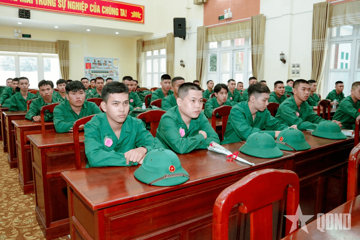 Các đơn vị tiếp nhận chiến sĩ mới nhập ngũ năm 2025